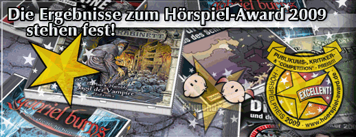 Die Ergebnisse des H&ouml;rspiel-Awards 2009 stehen fest!