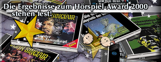 Die Ergebnisse des Hörspiel-Awards 2000 stehen fest!